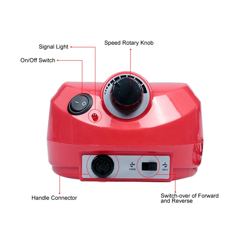 Электрический Фрезер для ногтей сверлильный станок с ногтевым напильником резак