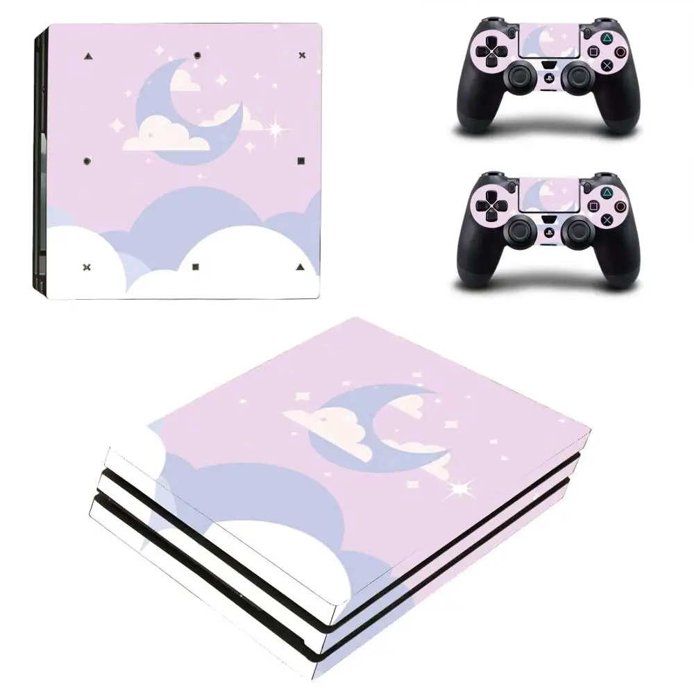 

Starry Sky Cloud PS4 Pro Stickers Play station 4 Skin Sticker Decal Cover For PlayStation 4 PS4 Pro Console & Controller Skin