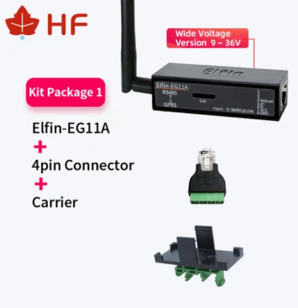 Наименьшее устройство HF Elfin EG11A 9 ~ 36 В с последовательным портом подключение к