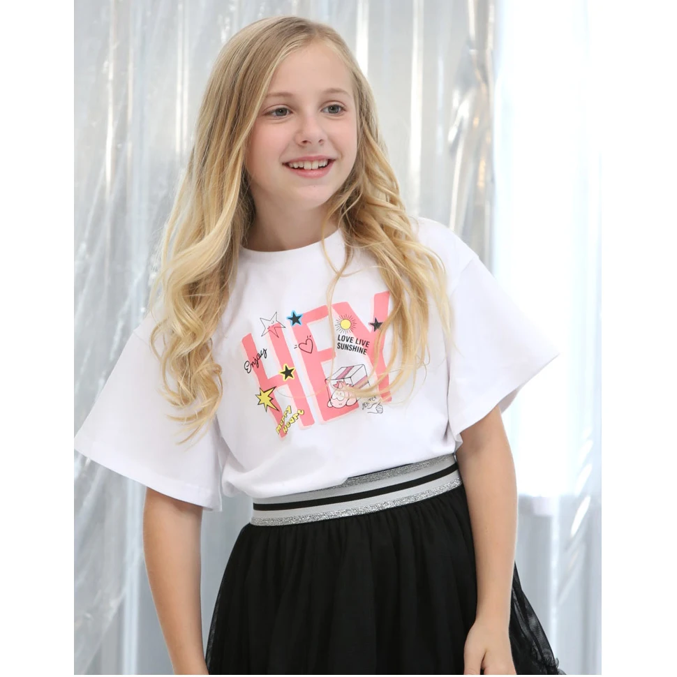 

unicorn Print T-shirts cute unicorno tshirt Girls NEW Summer Tees Top Clothing Children cartoon