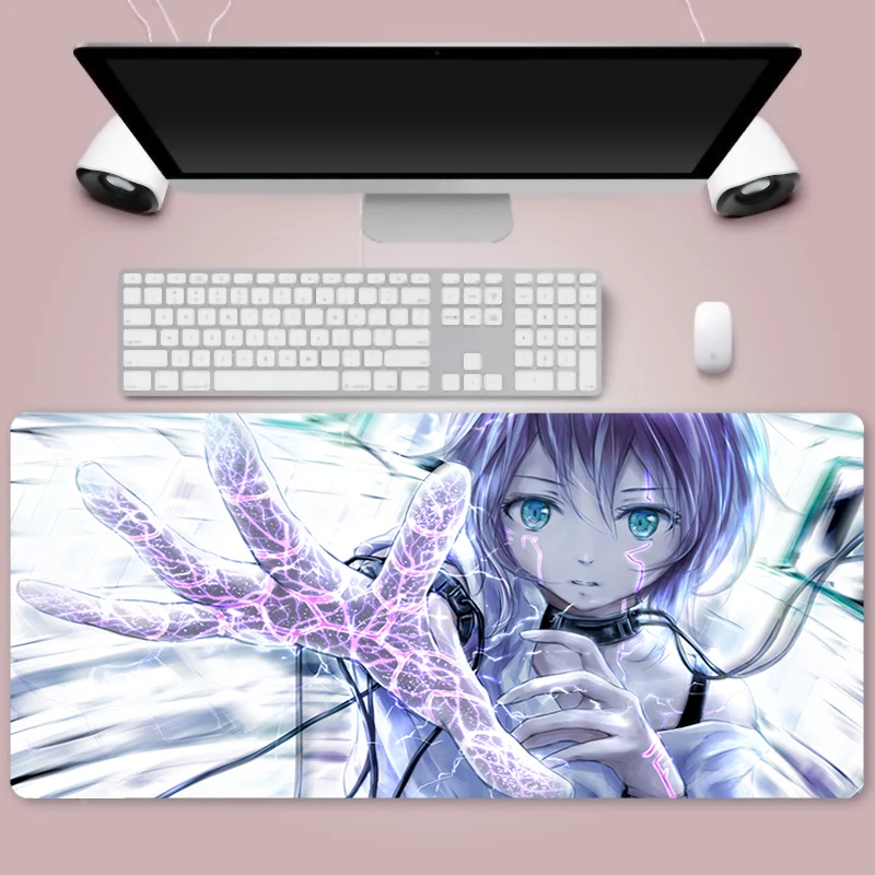 

Anime Gamer Mouse Pad Office Computer Desk Mat Table Keyboard Big Rubber Cushion Desk Non-slip Mat Gamer Mousepad Mat