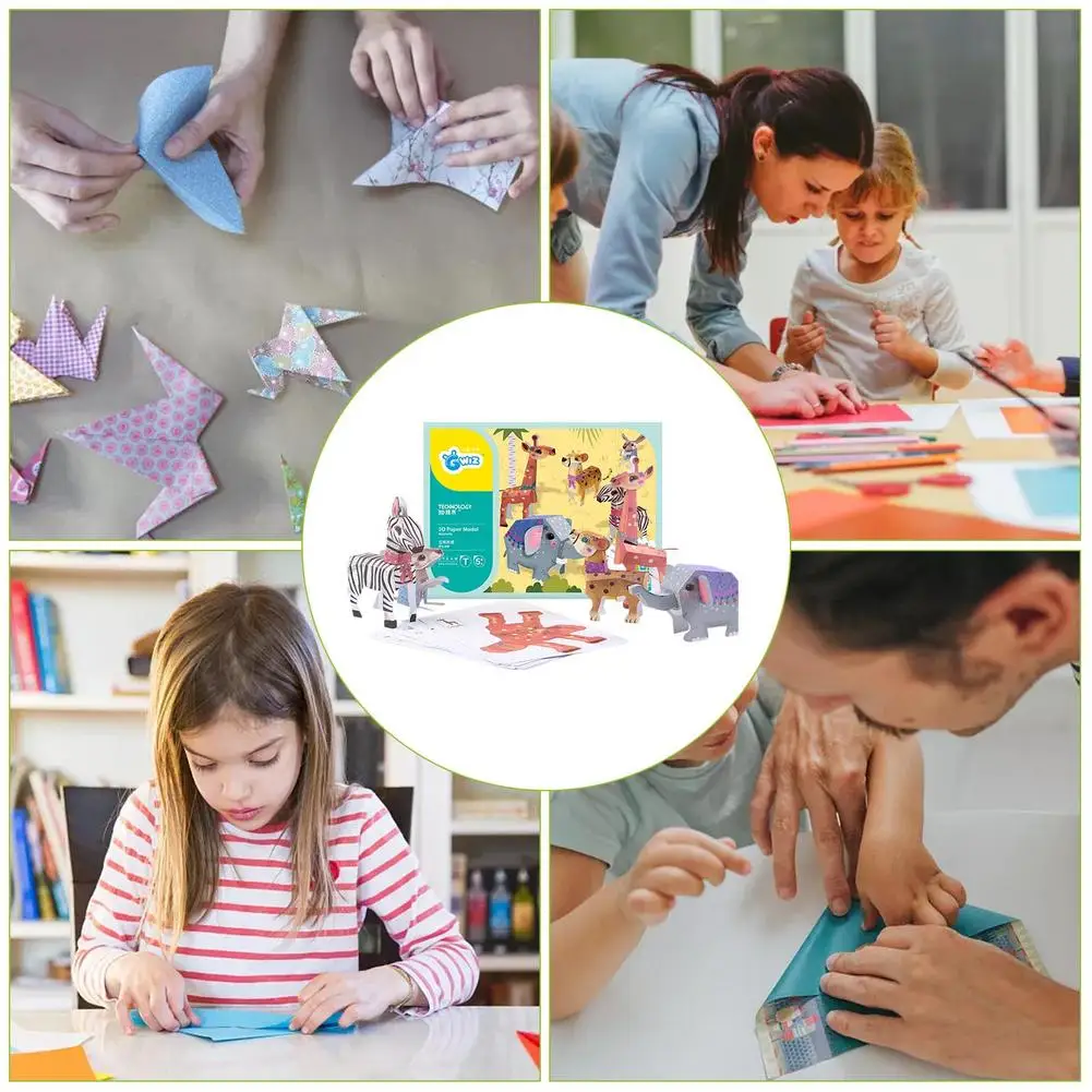 3D Бумага для оригами ручная работа набор бумаги творчества бумага детей и