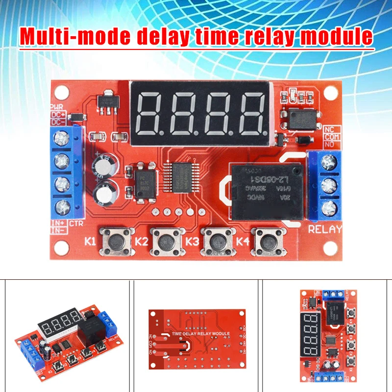 

5V Time Delay Relay Module Multifunction High Precision Programmable Trigger VH99