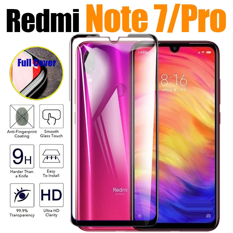 Ksiomi redmi note 7 pro Защитное стекло для Xiaomi Защита экрана закаленное xiomi бронированный