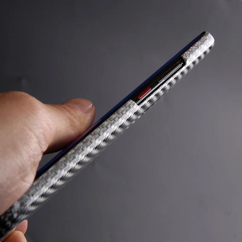 ENMOV ультра тонкий подлинный серебристый глянцевый чехол из настоящего