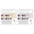 Набор заготовок для брелоков из акрила, 200 шт., для поделок сделай сам с кольцами для ключей, круглые прозрачные круглые диски, цветные кисточки