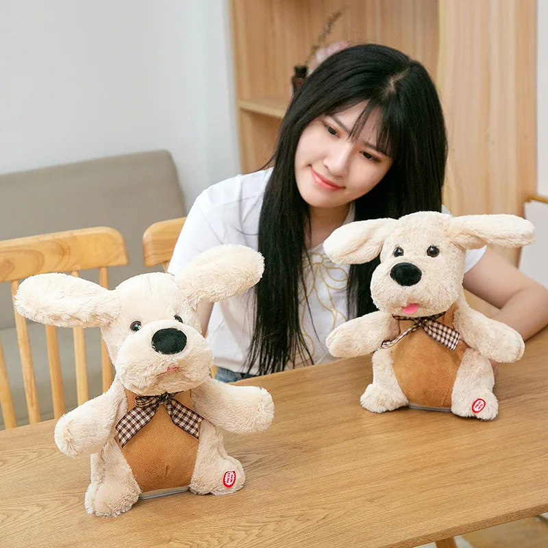 

Funny Toys Electric Dog Plush Toy Stuffed Animal Toy Electronic Clapping And Singing Music Dog Toy For Children Christmas Gifts