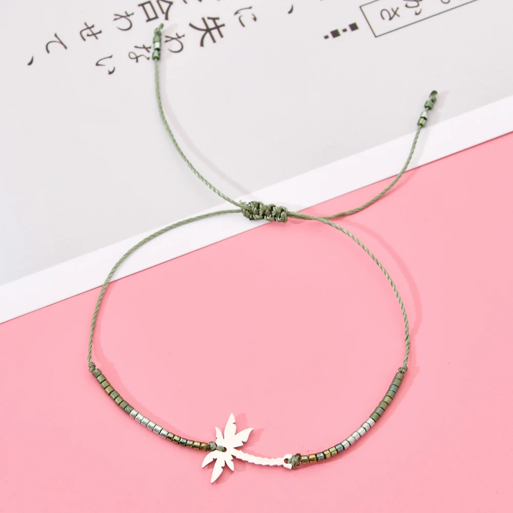 Стрекоза плюс рисовый бисер простой и модный браслет ручной работы с