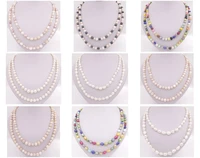 8 9mm x10mm 10x12mm real baroque pearl necklace handmade beauty 46 long choose color