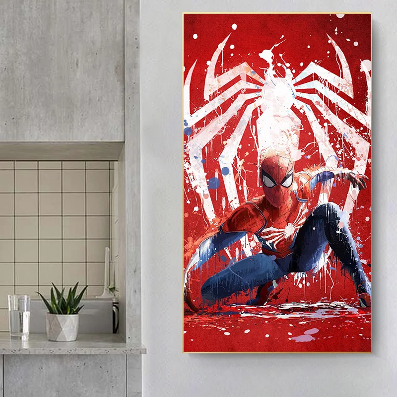 

Series Avengers Spider Marvel Movie HD Poster and Print Canvas Painting Wall Art Poster Customization Home Decor for Living Room