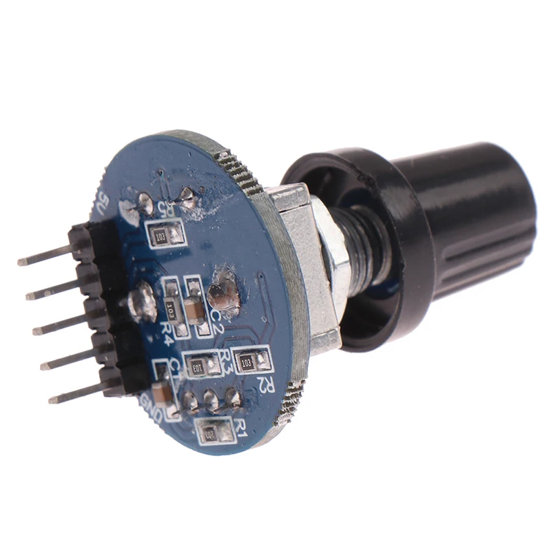 

1 шт., цифровой Поворотный энкодер, поворотный потенциометр с крышкой