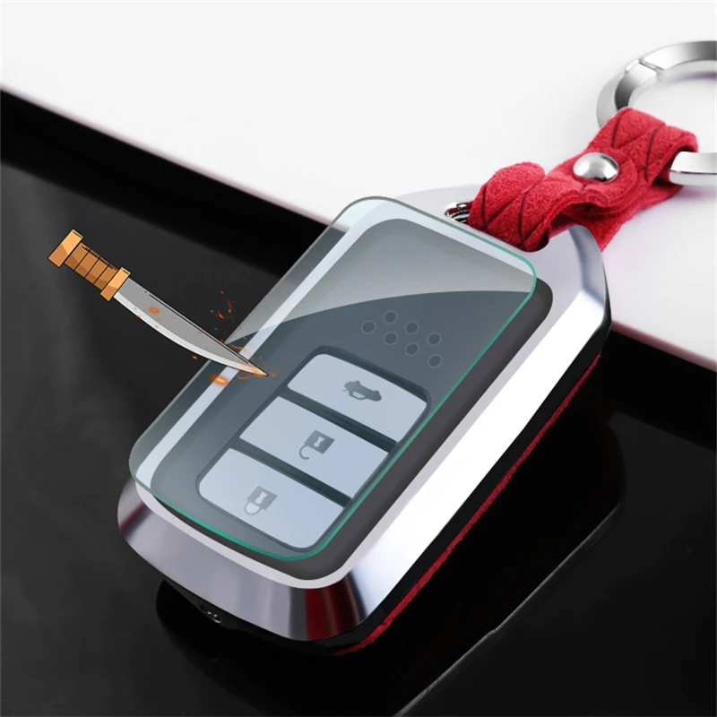 Высокое качество Флип мех ключа автомобиля чехол Обложка для Honda Civic CR-V HR-V Accord Jade