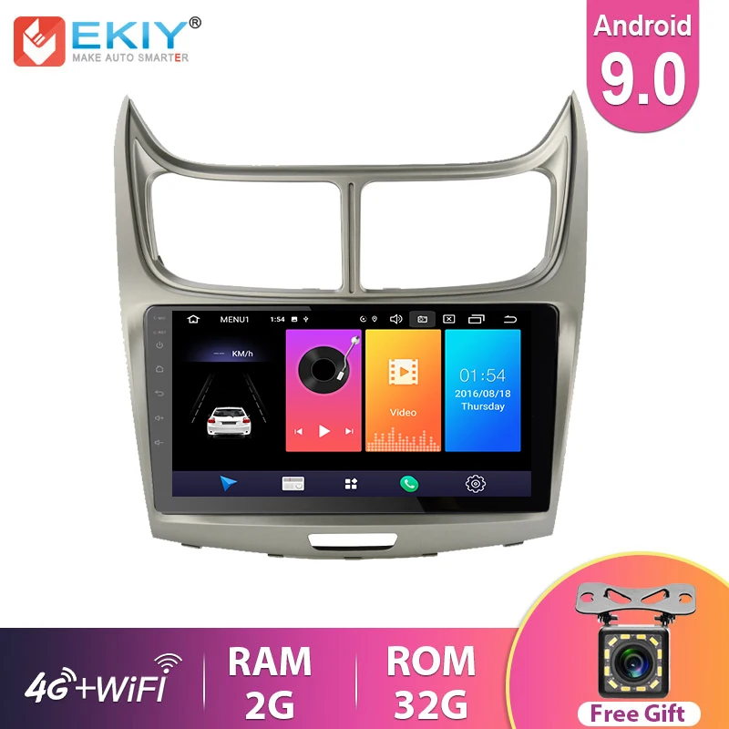 Автомобильный мультимедийный плеер EKIY 9 дюймов IPS Android 0 Автомагнитола для Chevrolet Sail