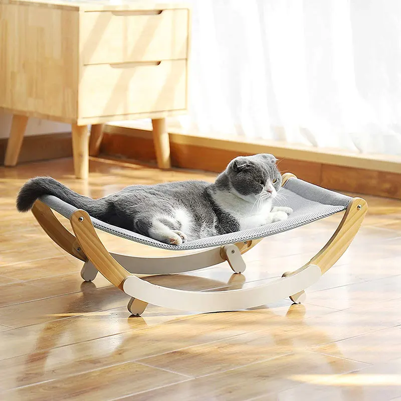 

Cat Hammock Multi-Function Shakeable Bed New Moon Cat Swing Chair
