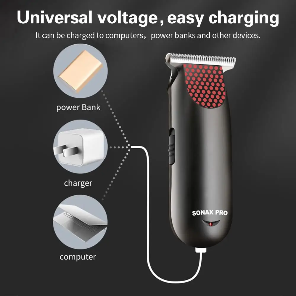 

Electric Hair Trimmer for Men Low Noise Hair Clipper Barber Beard Trimmer Shaving Hair Razor Cordless Hair Cutting Machine