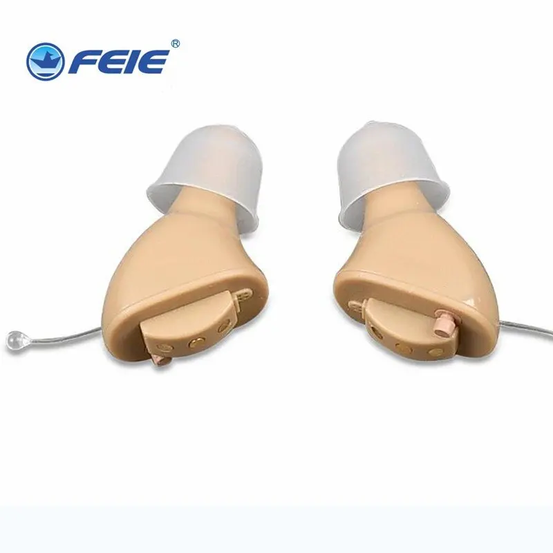 S-2A One Pair MicroEar Mini CIC Hearing Aid 2 Pieces Invisible Digital Aids Rechargeable Amplifier For Both Ear | Красота и здоровье