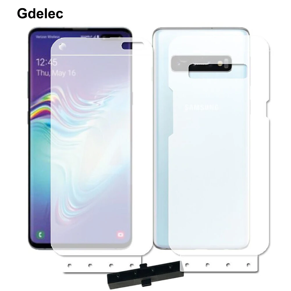 Защитная пленка для Samsung Galaxy S10 2 шт. защитная из ТПУ с полным покрытием