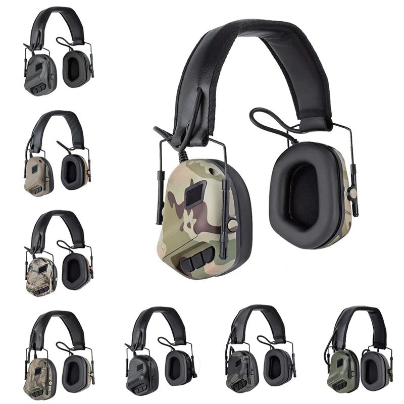 

Tactical Headphone Noise Cancellation Headset Hunting Shooting Game Accessories Tactical Sports Helmet Adapter IPSC Headphone