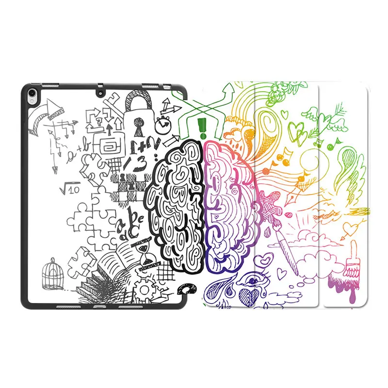 IPBC11 MTT Brain чехол с граффити для iPad Pro 10,5 дюймов Мягкий ТПУ задняя крышка из искусственной кожи складной смарт-чехол для iPad Air 10,5 '' чехол для планшета - Цвет: IPBC11