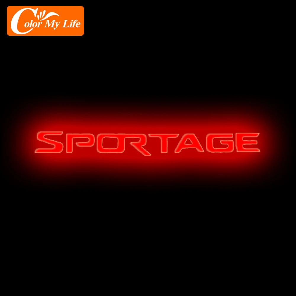 Наклейки для задних стоп сигналов из углеродного волокна Kia Sportage SL 3 R 2011 2015