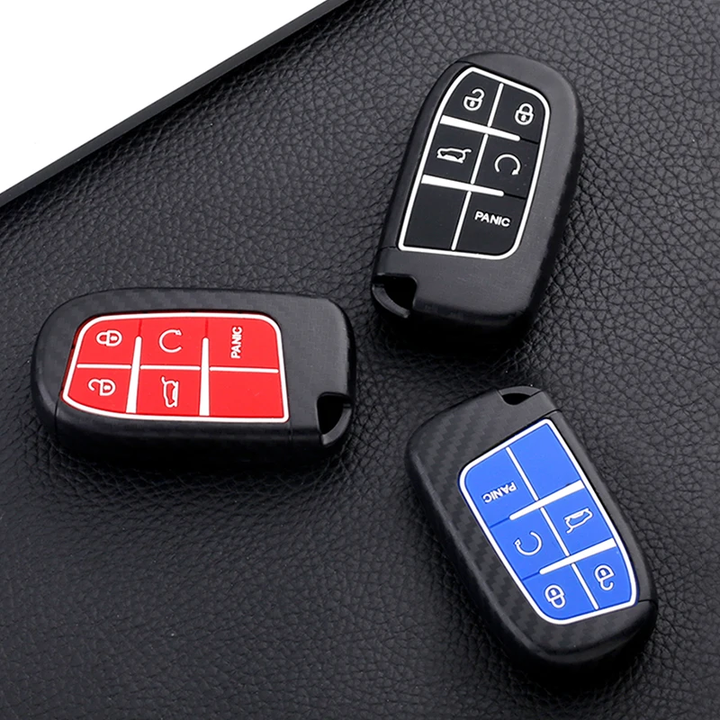 АБС Карбоновый защитный кожух для автомобильного пульта ДУ Jeep Grand Cherokee WK2 SRT Renegade Compass 2th Chrysler 200 300 300C on.