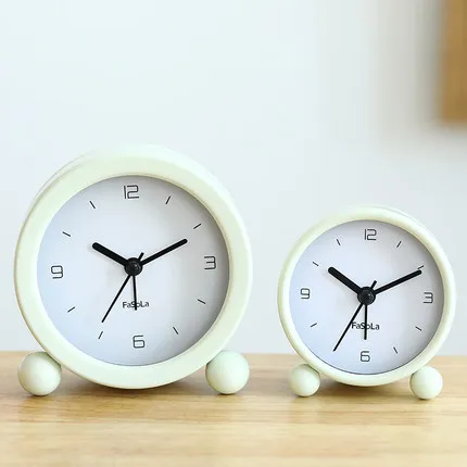 Белый детский Будильник цифровой Спальня ребенка Винтаж будильники со звуковым
