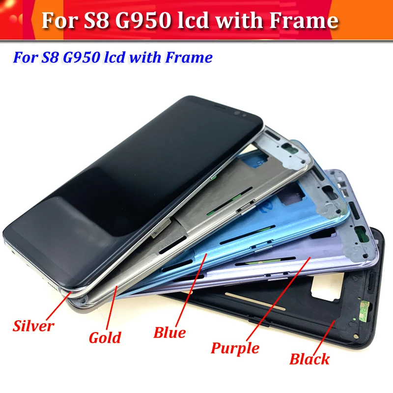 S8 lcd Замена для Samsung Galaxy g950 G950F дисплей сенсорный экран дигитайзер Super AMOLED|Экраны
