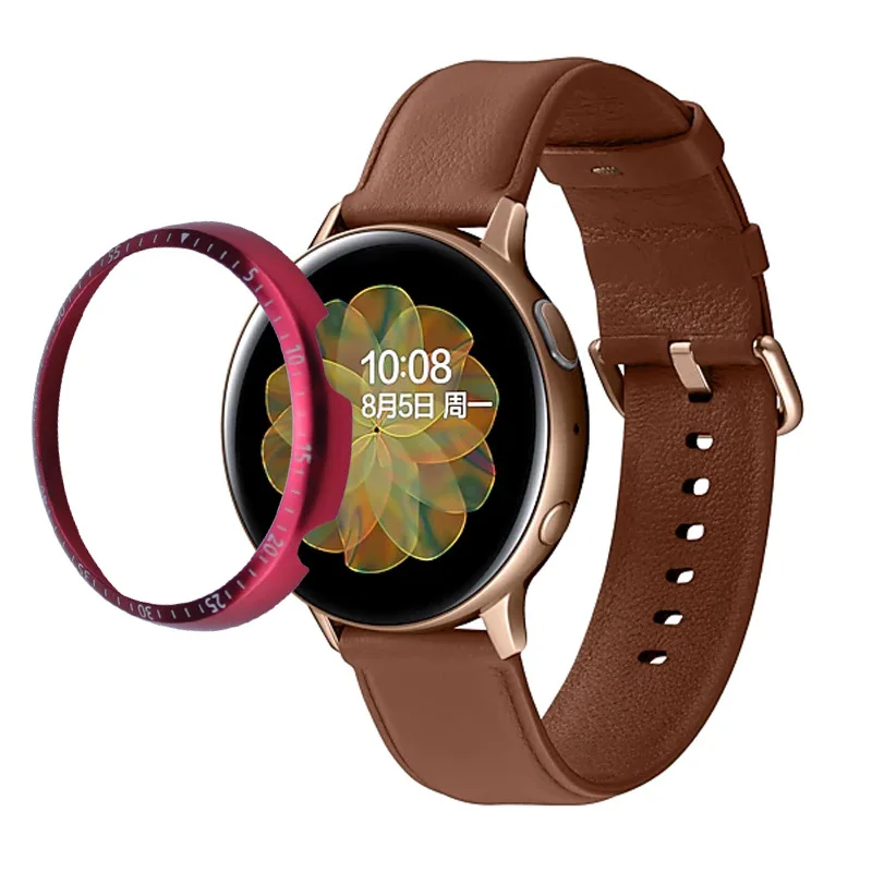 Чехол для Samsung Galaxy Watch active 2 40 мм 44 протектор с кольцом аксессуары клейкий