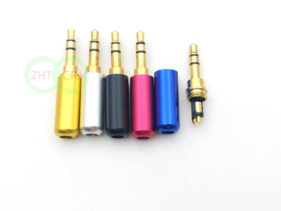 100 шт. алюминиевый корпус стерео 3 5 мм разъем для наушников аудио|Соединители| |