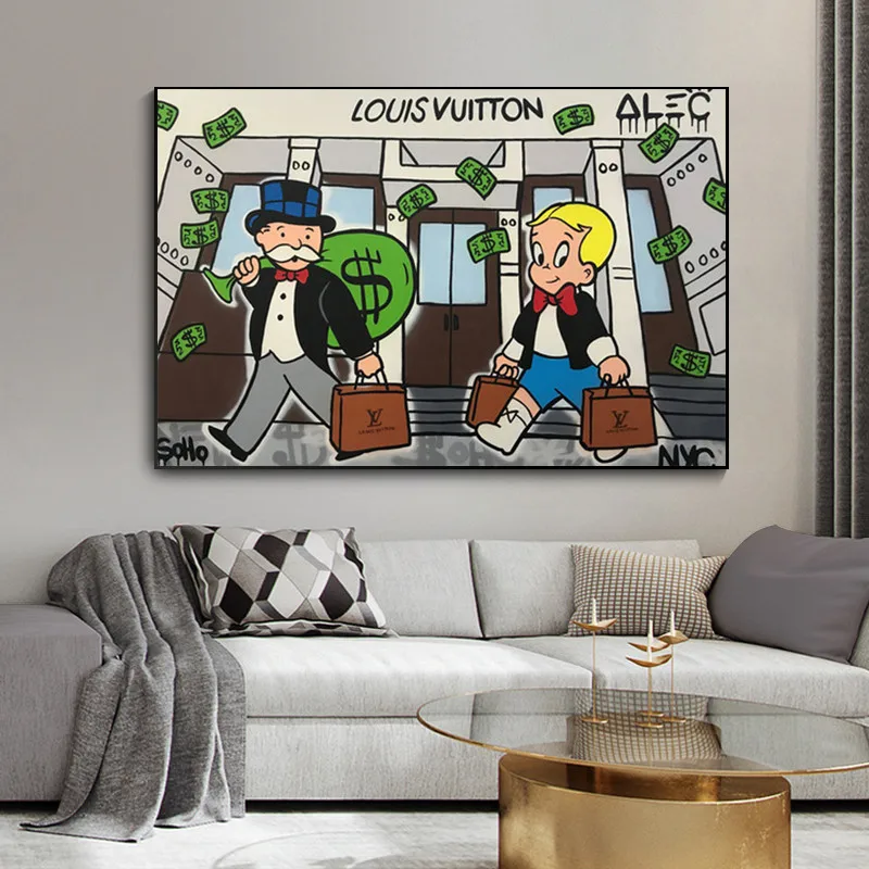 

Alec Monopolyingly Love Is Answer Canvas Prints Picture Modular Paintings For Living Room Poster On The Wall Home Decor