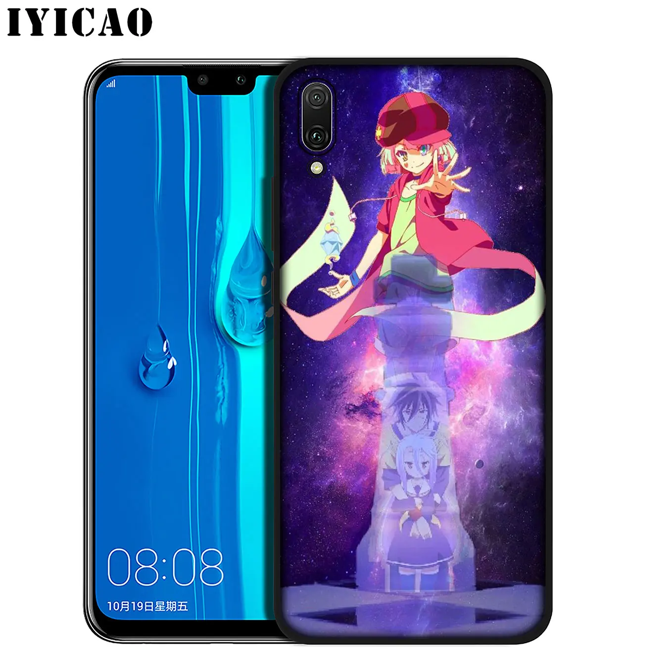 IYICAO Мягкий силиконовый чехол для телефона с героями мультфильмов No Game Life Huawei Mate 30