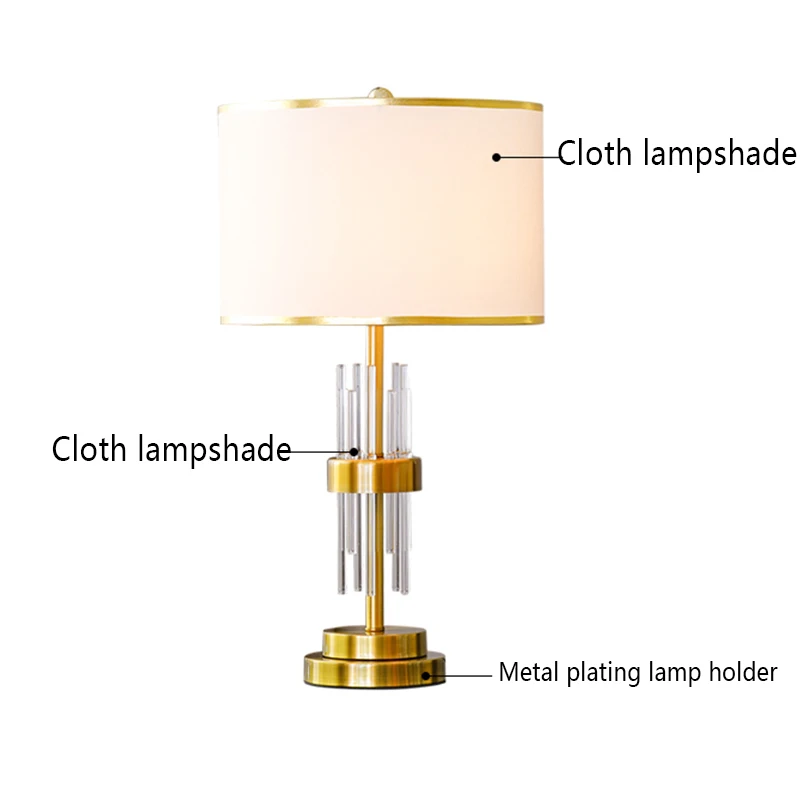 Роскошная железная настольная лампа домашний декор настольные лампы