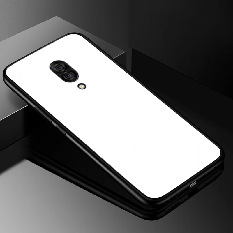 07 Для lenovo Z5 Pro GT чехол PC Пластиковый стеклянный чехол для телефона черный ТПУ бампер чехол для lenovo Z5 Pro GT задняя крышка для lenovo Z5Pro GT - Цвет: 07
