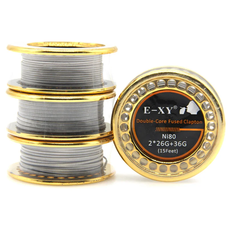 10 футов/рулон Ni80 Сплавленный провод Клэптона для перестройки 36GA + 4 * 26GA