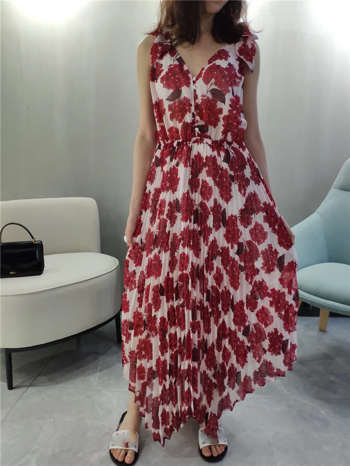 Женское длинное платье с великолепным принтом Осень-зима 2019 | Женская одежда