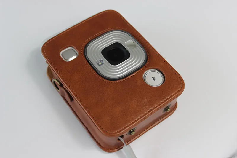 Чехол-сумка для камеры FUJIFILM instax mini LiPlay из искусственной кожи, винтажный плечевой ремень, защитный чехол для камеры