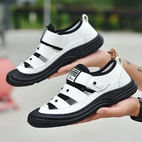 wear resistant high quality fashion flat famous brand non slip shoes men comfortable soft hollow out light casual new 2021