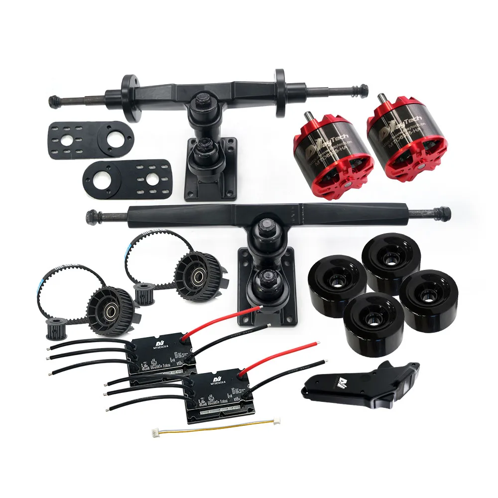 В наличии! Maytech 63 мм бесщеточный мотор Outrunner двойной мотор электрический скейтборд 200A контроллер скорости двойной беспроводной пульт дистанционного управления