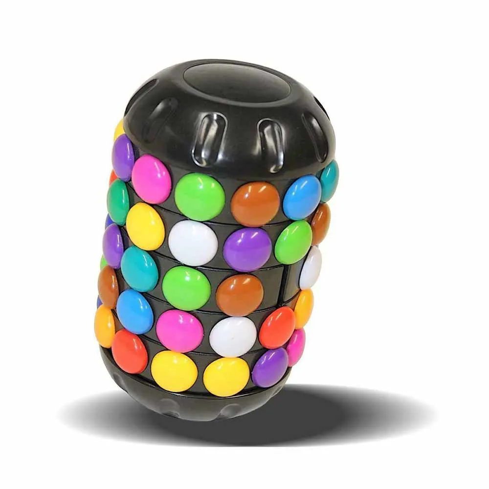

Cylindrical Checkered Toy Creative Intellectual Decompression Toys Twist Puzzle Toy for Kids Early learning educational toys