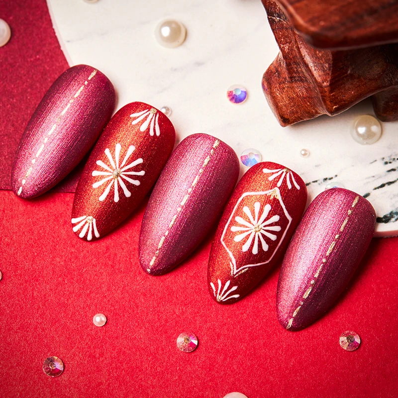 Четыре лилии сверкающие платины Алмазные блестки гель лак для ногтей Блеск 3D