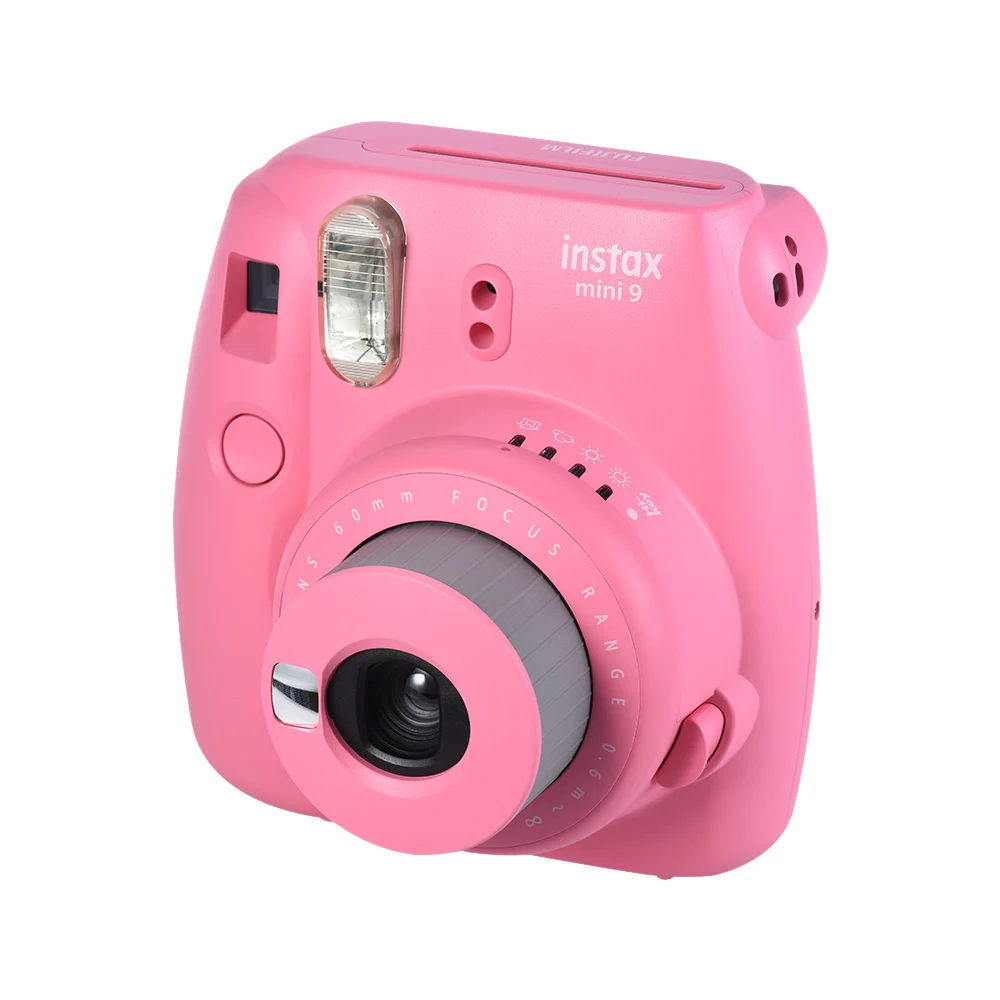 Fujifilm Instax Mini 9 мгновенная камера пленочная с зеркалом для селфи 2 шт. аккумулятор FUJI