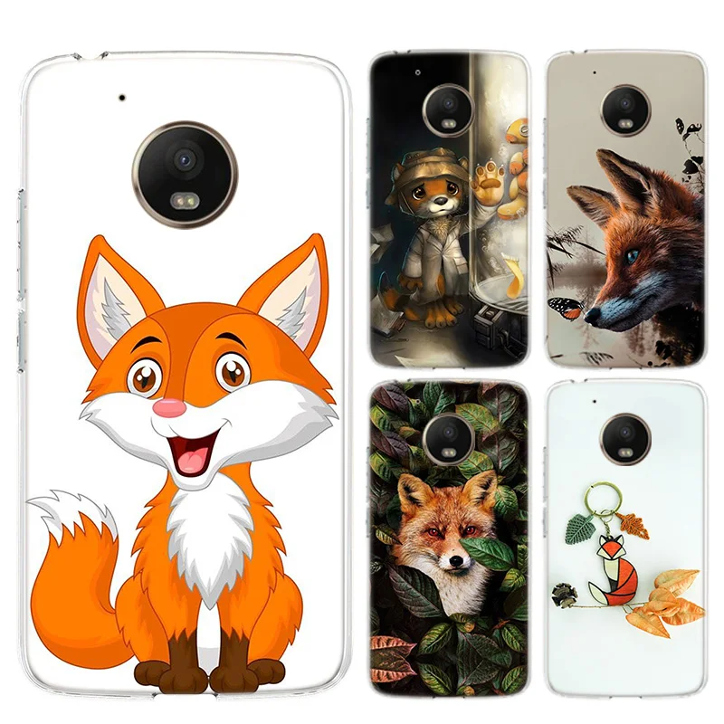 Милый лис в осеннем лесу, силиконовый мягкий чехол для Motorola Moto G8 G7 Power G6 G5 G5S E4 E5 Plus G4 Play, накладка Coque on.