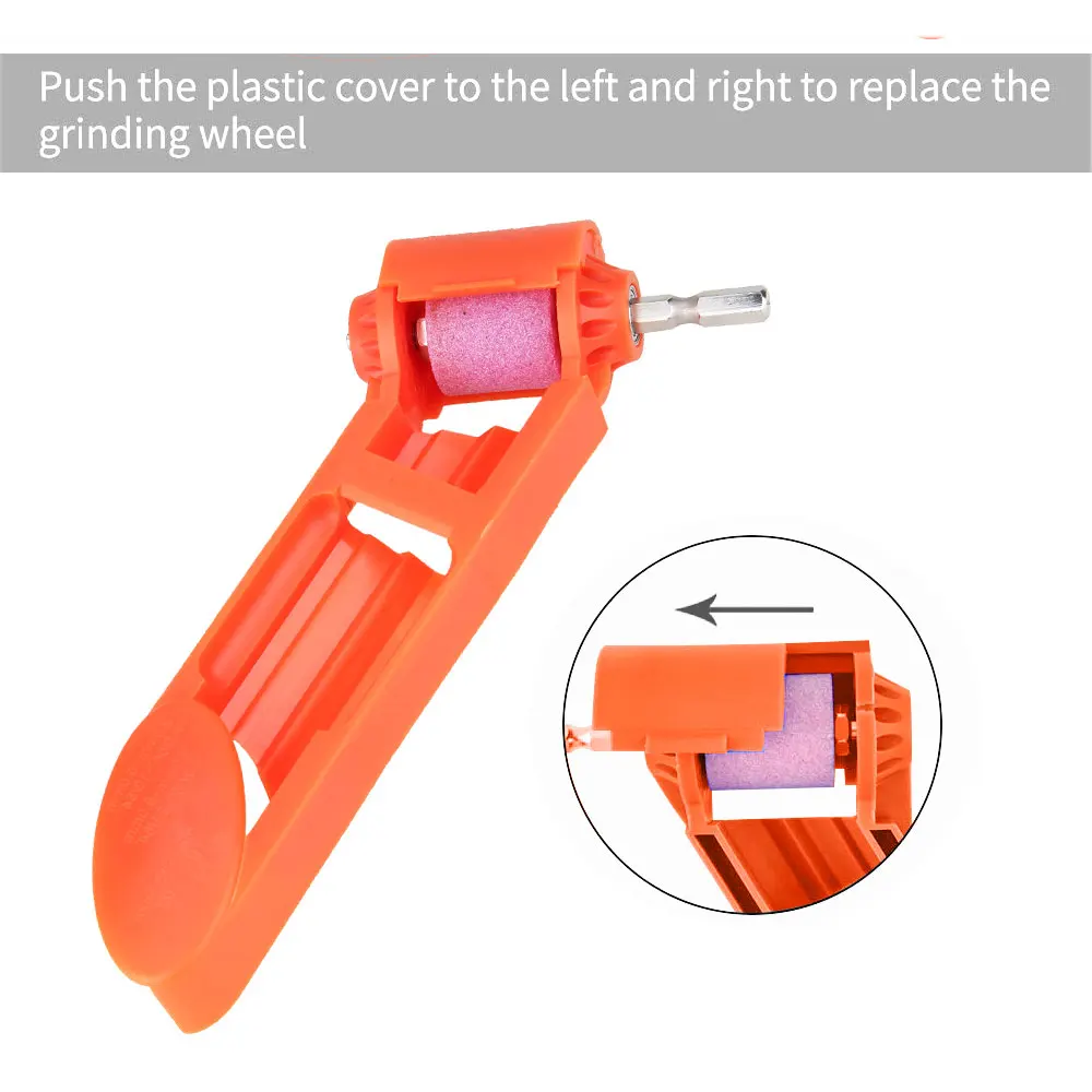 Corundum Grinding Wheel Bit Tool Portable Drill Sharpener Twist Sharpening machine 2-12.5mm Blue or Orange |