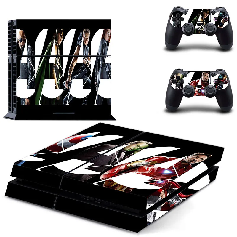 Marvel Мстители PS4 наклейка s Play station 4 кожа PS 4 наклейки Наклейки Обложка для playstation 4 PS4 консоль и контроллер кожи