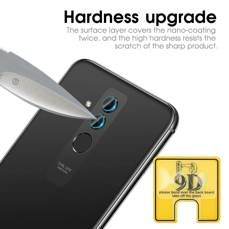 9D задняя камера защитная пленка из закаленного стекла для huawei Honor 7A Pro 5 7 дюймов