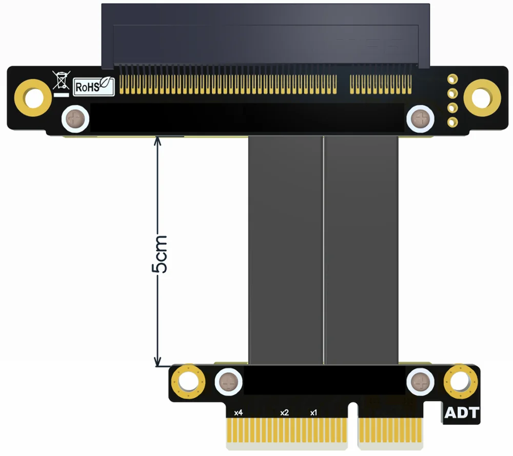 Кабель адаптера для видеокарты PCI-E 3 0 4x 8x PCI Express PCIe x4 x8 Extender GTX1080 PCIe3.0 X8 X4 |