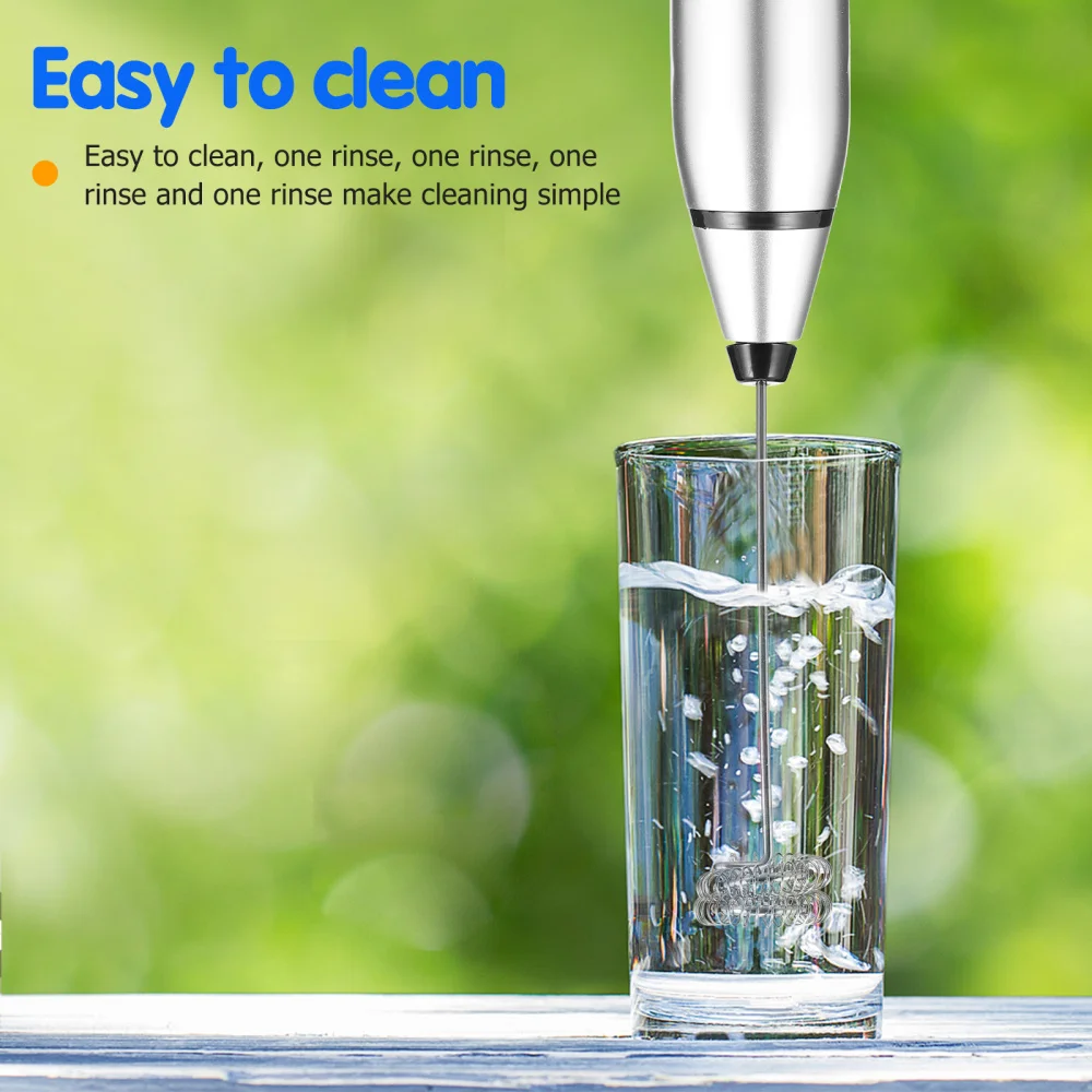 

1 Set Durable Whisk Bubble Making Tool Frother Handheld Electric Whisk