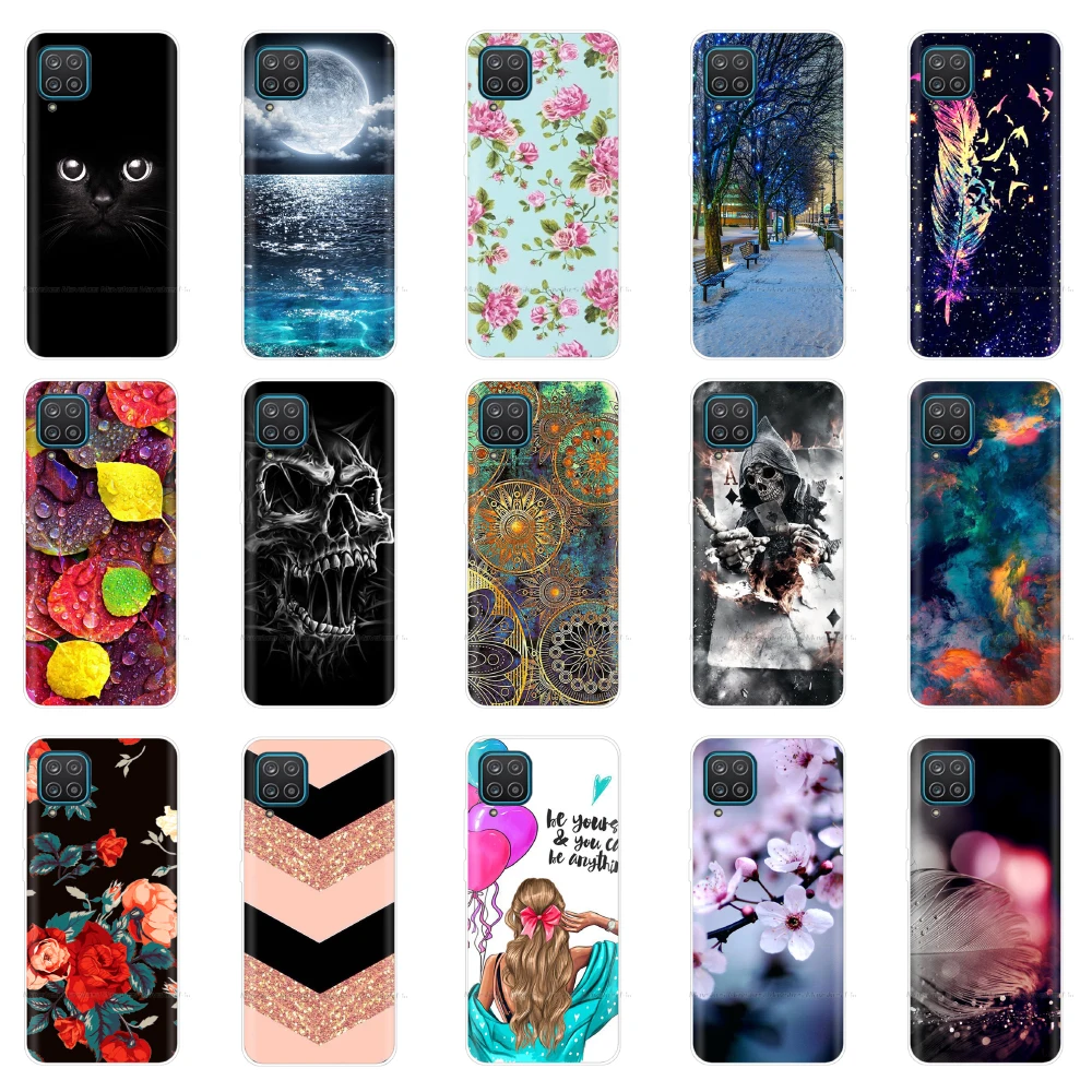 

Case For Samsung Galaxy A12 Soft TPU Case Cover For Samsung A12 A 12 Bumper Transparent Back Cover Phone shell protective coque