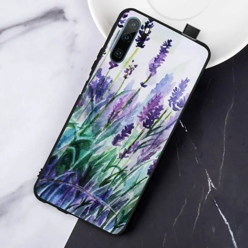 

Watercolor flower Dandelion Lotus Lavender Phone Case For Huawei honor Mate P 10 20 30 40 Pro 10i 9 10 20 8 x Lite