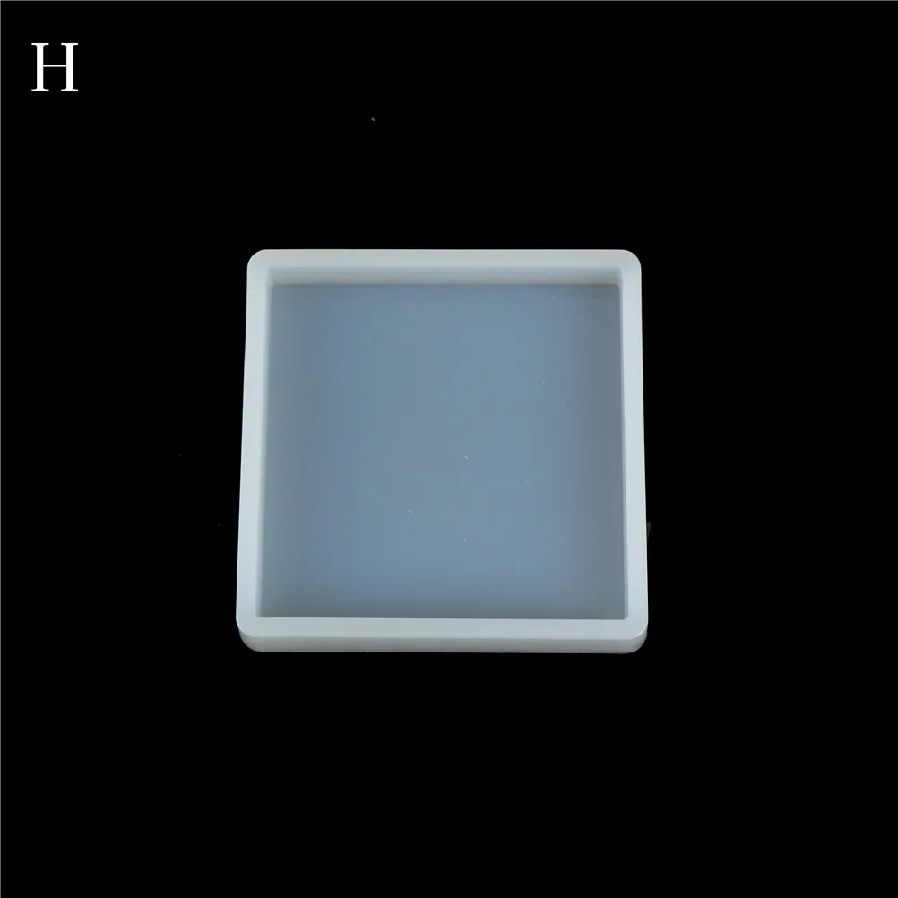

1PC Crystal Transparent Epoxy Jewelry Making Mold DIY Cake Mold Craft Square Round Resin Silicone Book Mould Decorative
